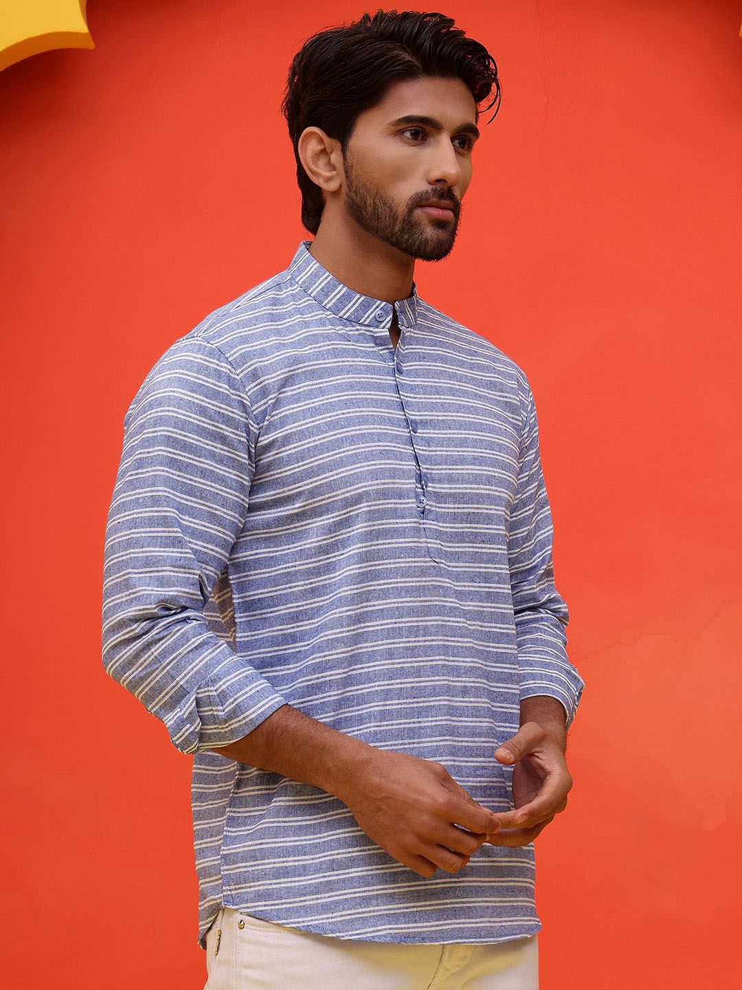 Anouk Men Striped Kurta