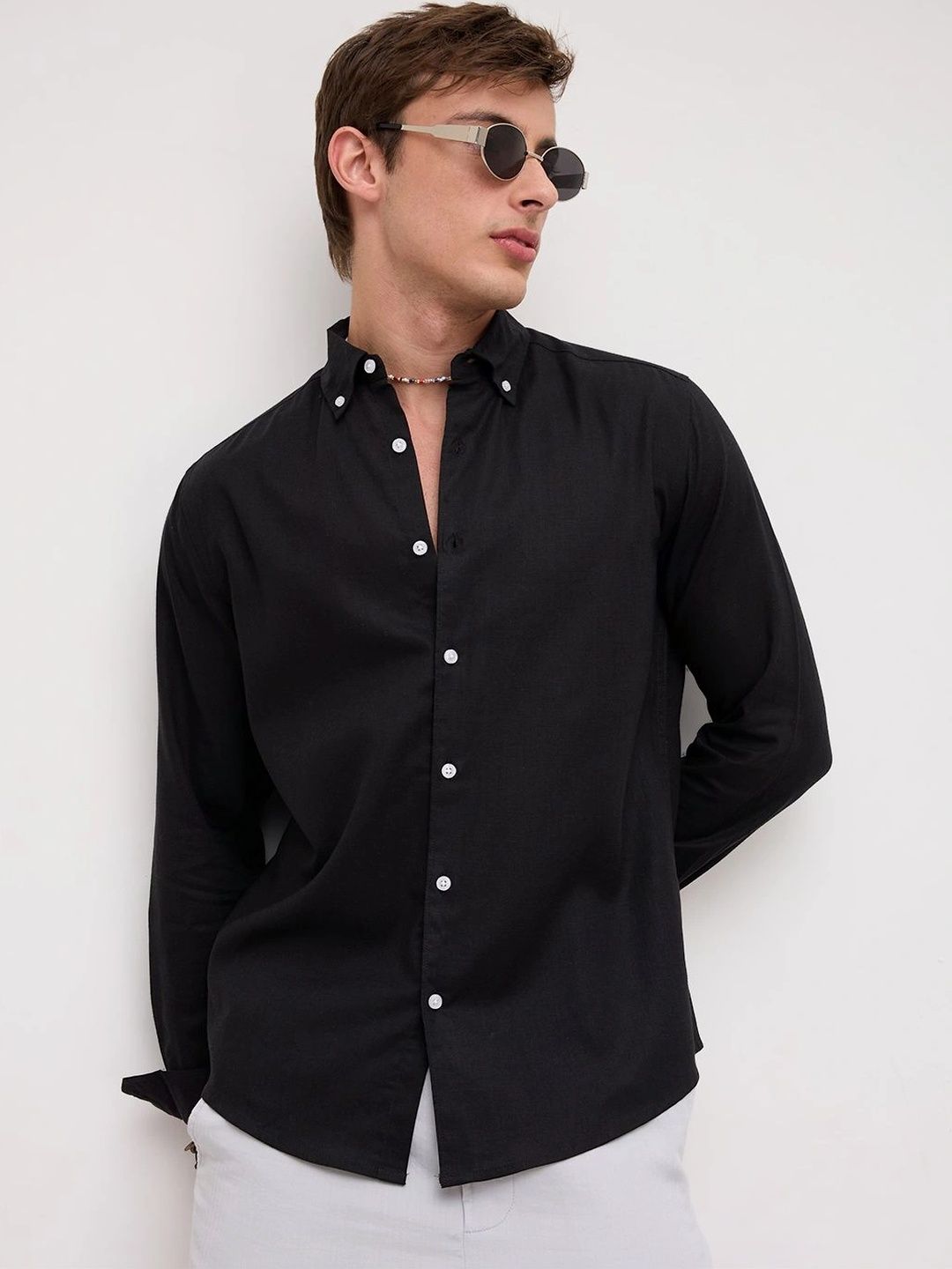 VASTRADO Men Classic Slim Fit Casual Shirt