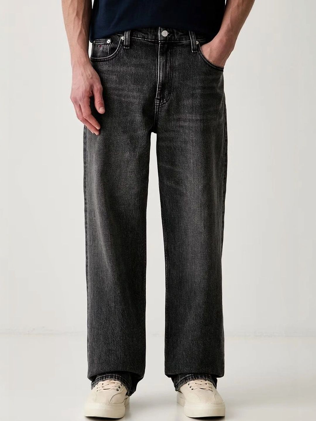 YAMEETFIT Men Jean Straight Fit Mid-Rise Jeans