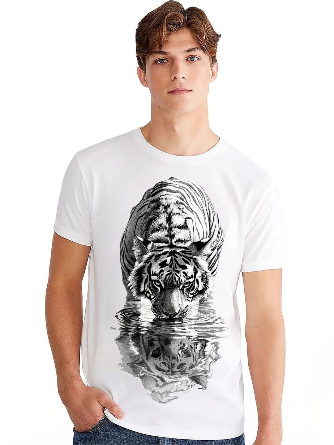 VLAM Unisex Printed Slim Fit T-shirt