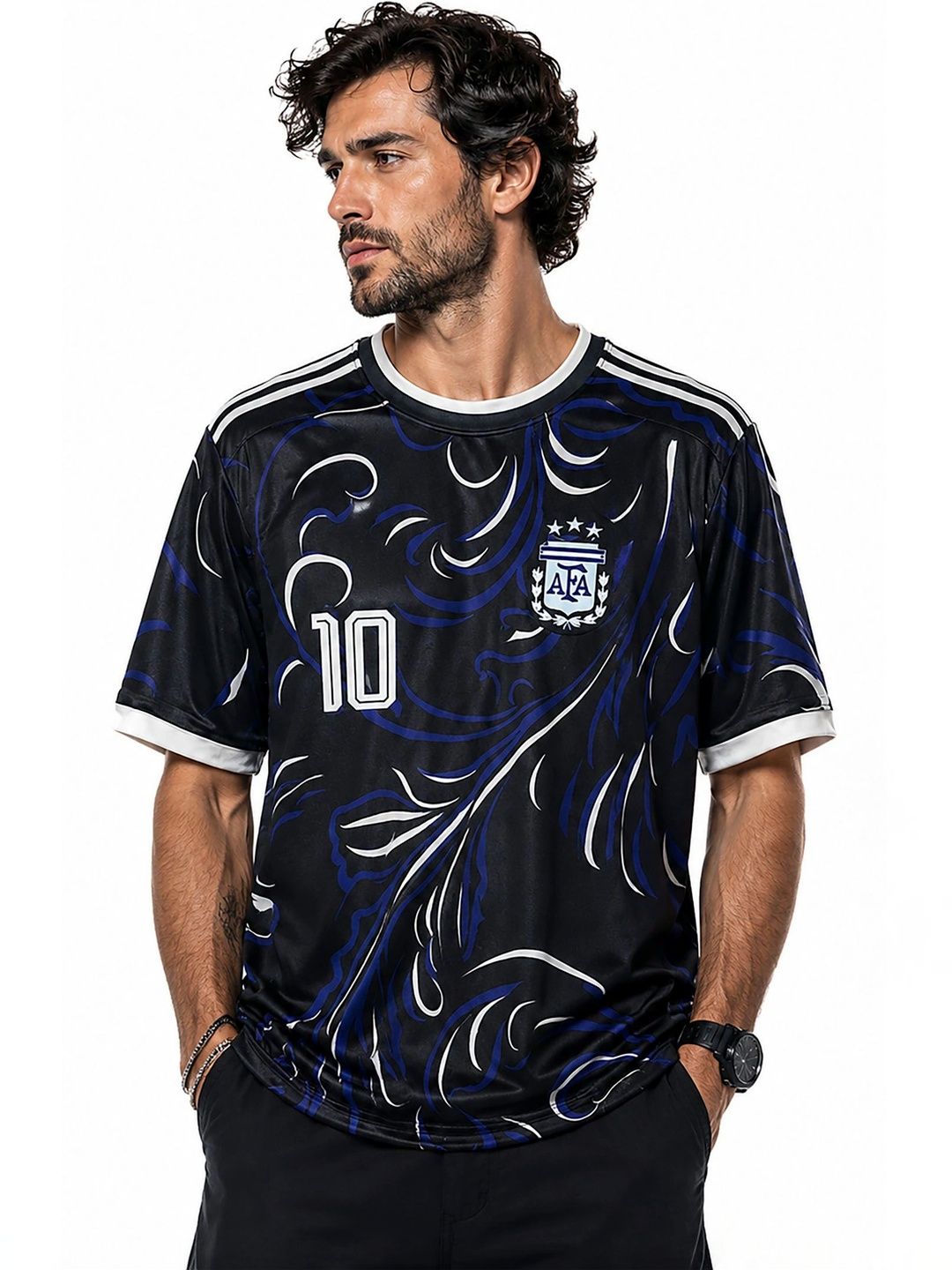 dostitch dostitch Men Lionel Messi Printed T-shirt