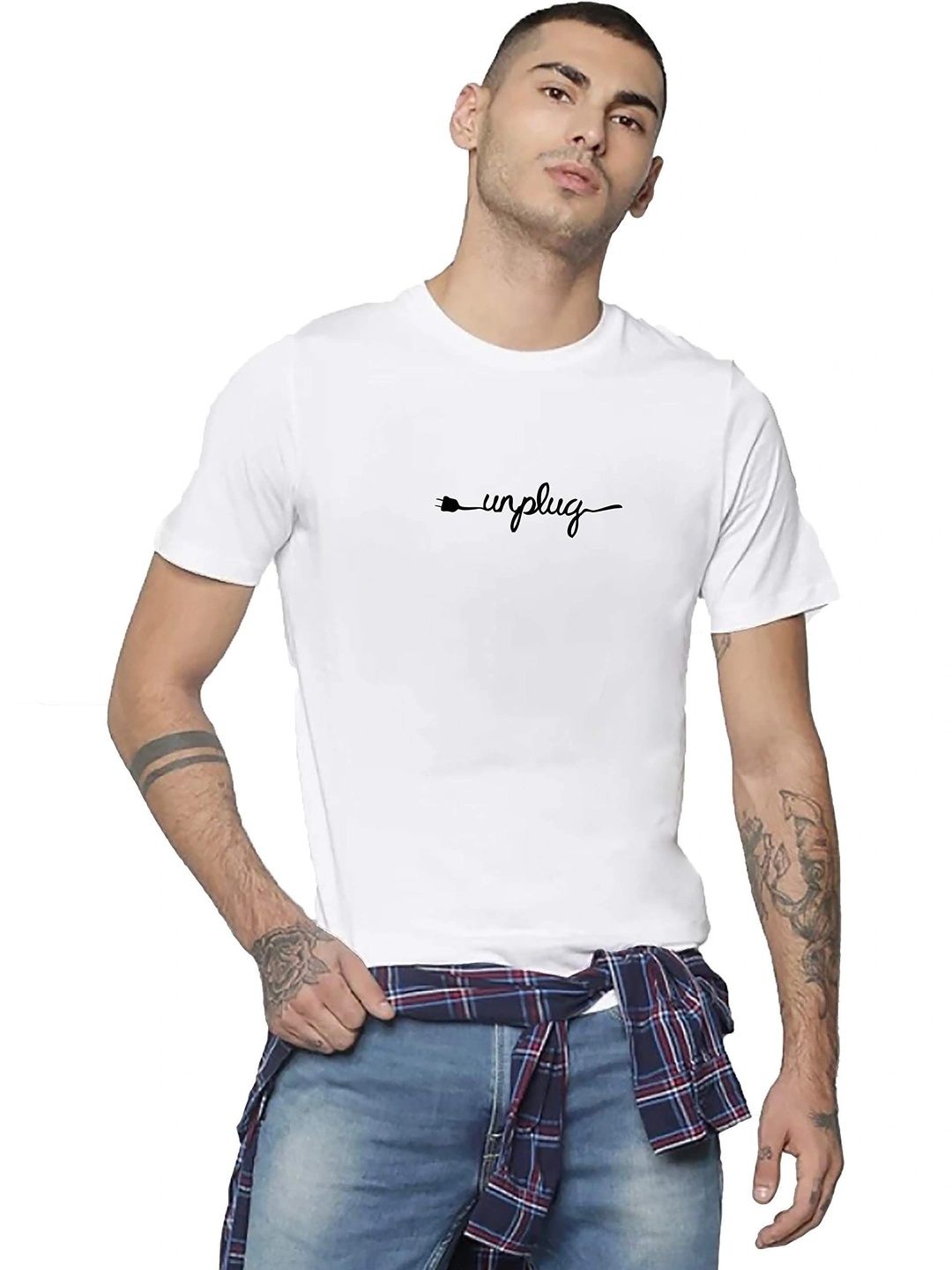 VLAM Unisex Typography Printed Slim Fit T-shirt