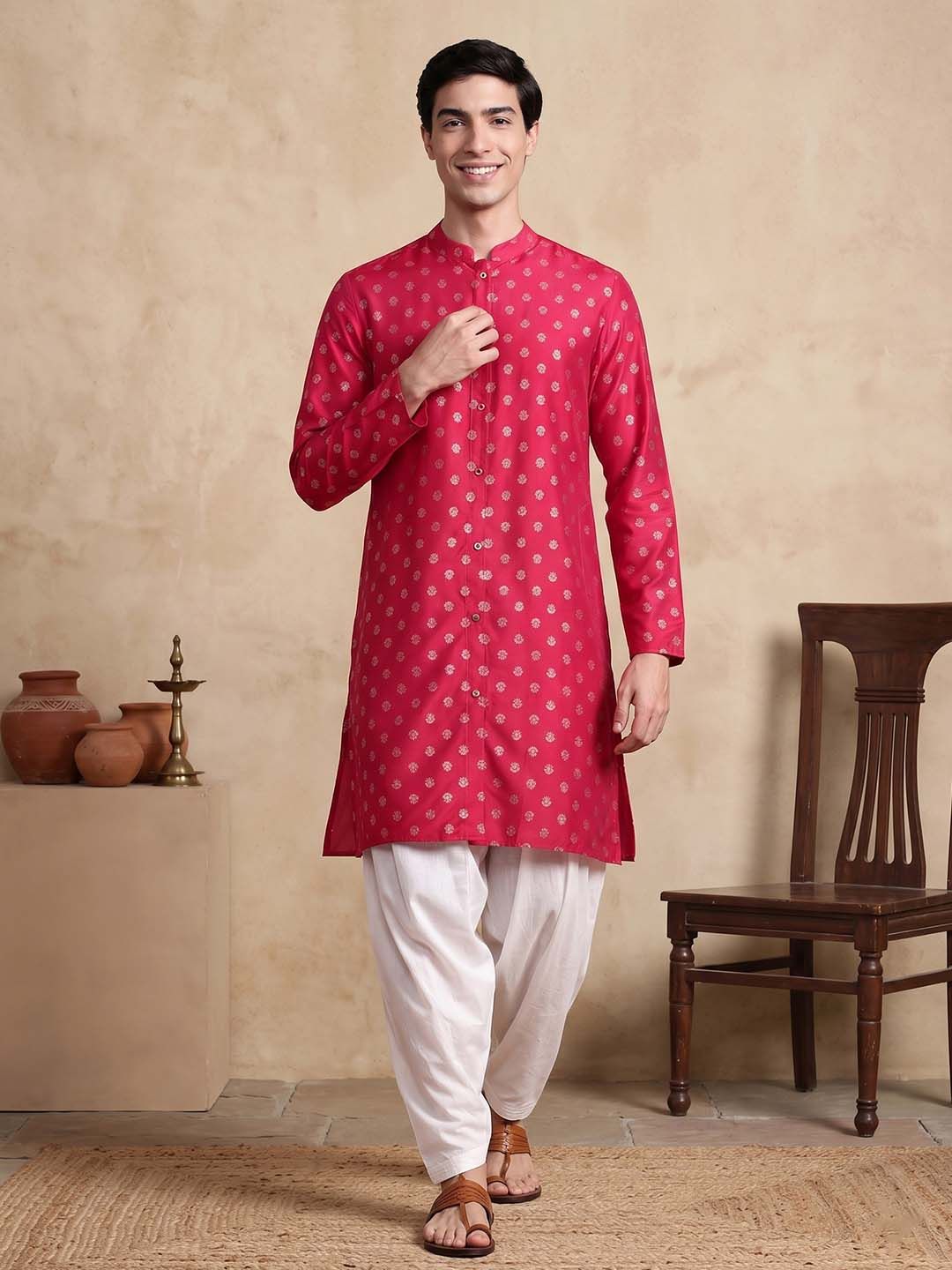 Anouk Ethnic Motifs Printed Kurta