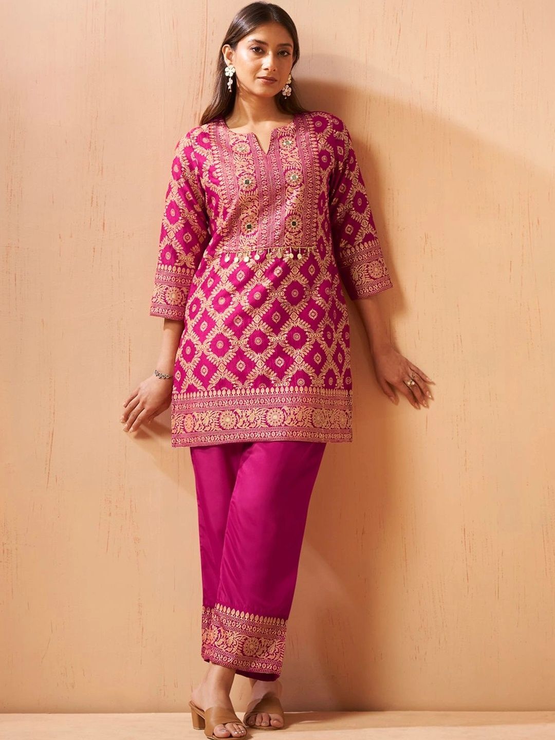 Anouk Anouk Bohemian Printed Tunic with Trousers