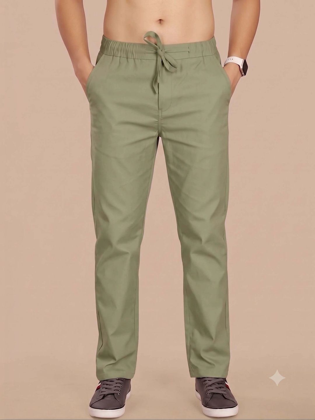 PANTOM PANTOM Men Super Straight Fit Trousers