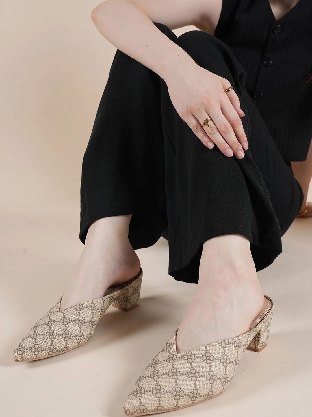 Bella Rosa Bella Rosa Printed Party Block Mules