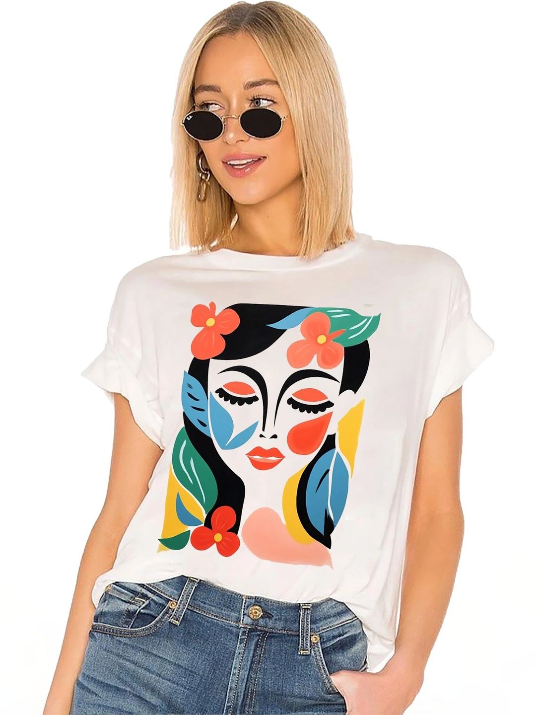VLAM Unisex Printed Slim Fit T-shirt
