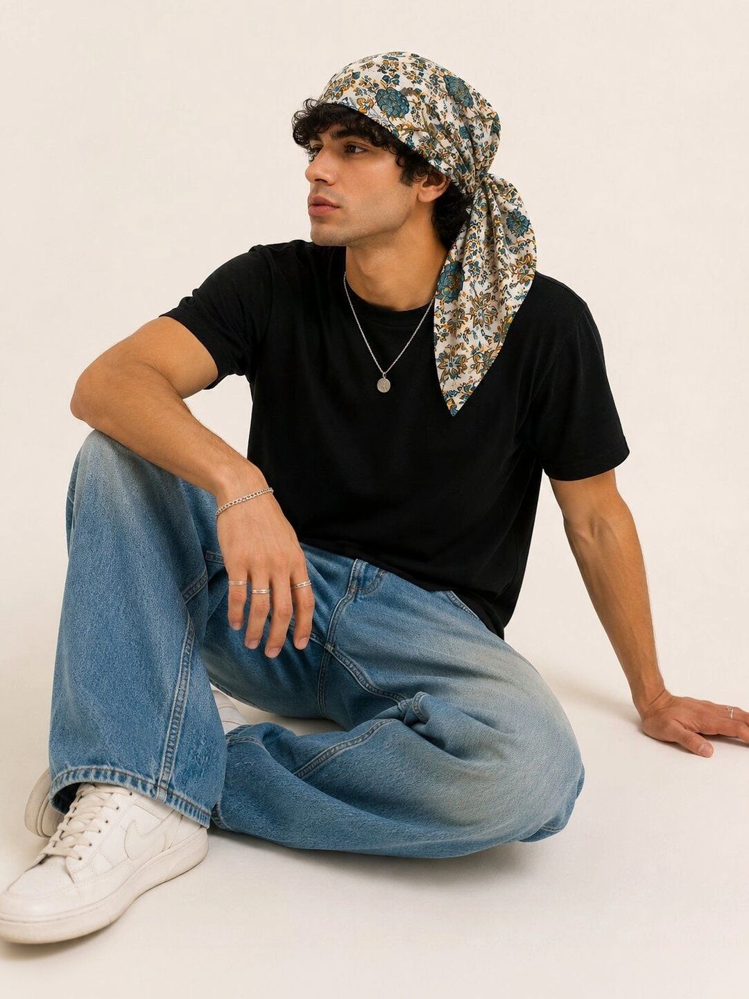 HOUSE OF PEHNAVA Men Printed Scarf