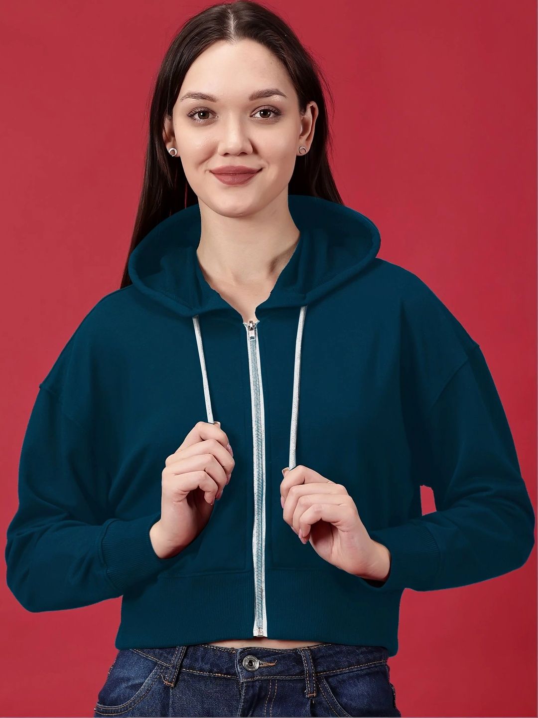 NOVIA Women Hooded Sweatshirt