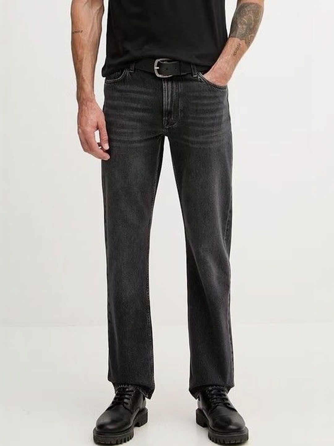 YAMEETFIT Men Jean Regular Fit Mid-Rise Jeans