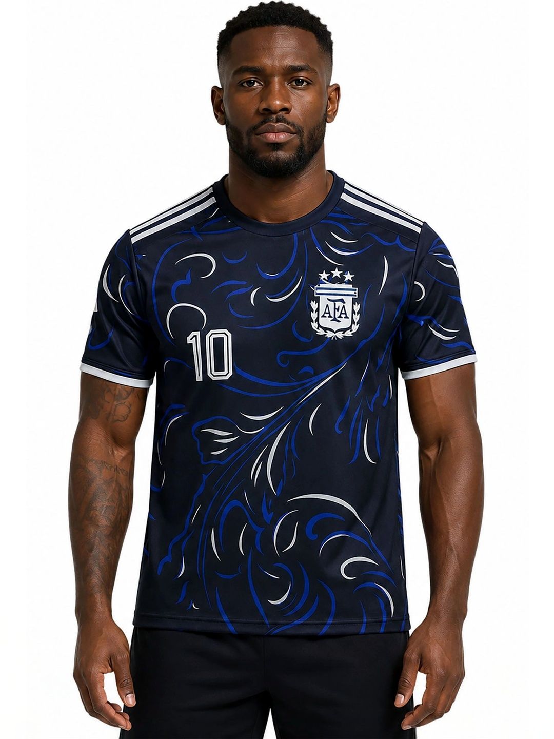 dostitch Men Lionel Messi Printed T-shirt