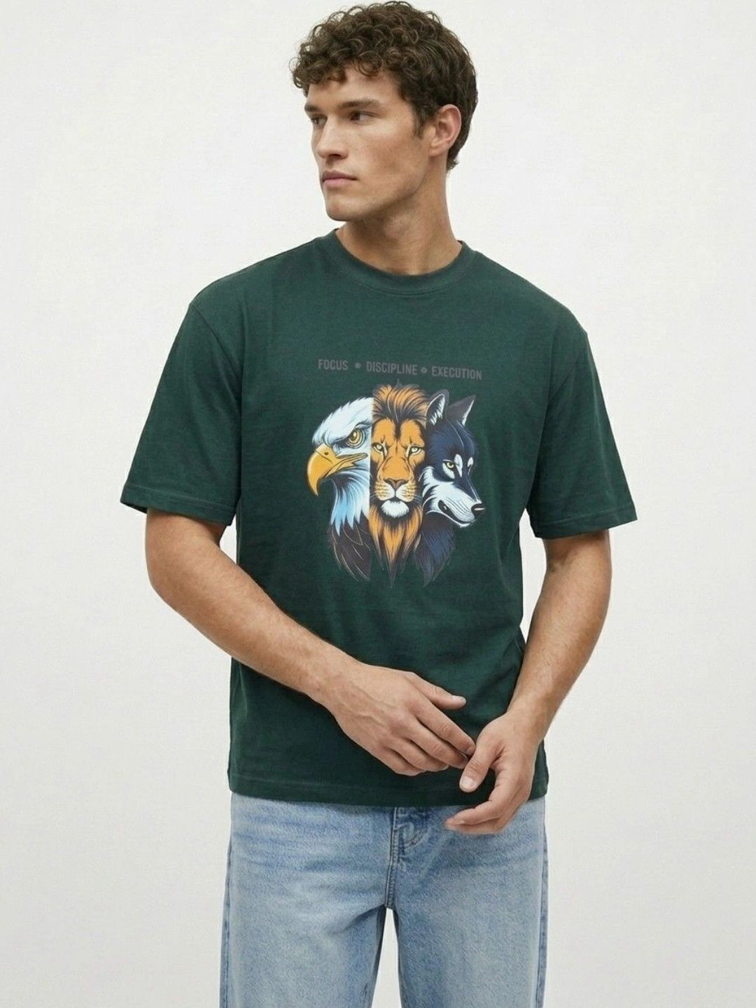 Mast & Harbour Men Printed T-shirt