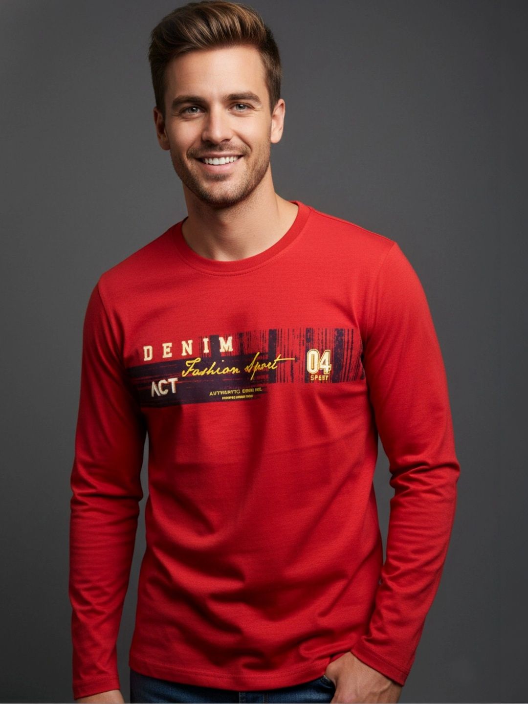 BAESD Men Typography Printed T-shirt