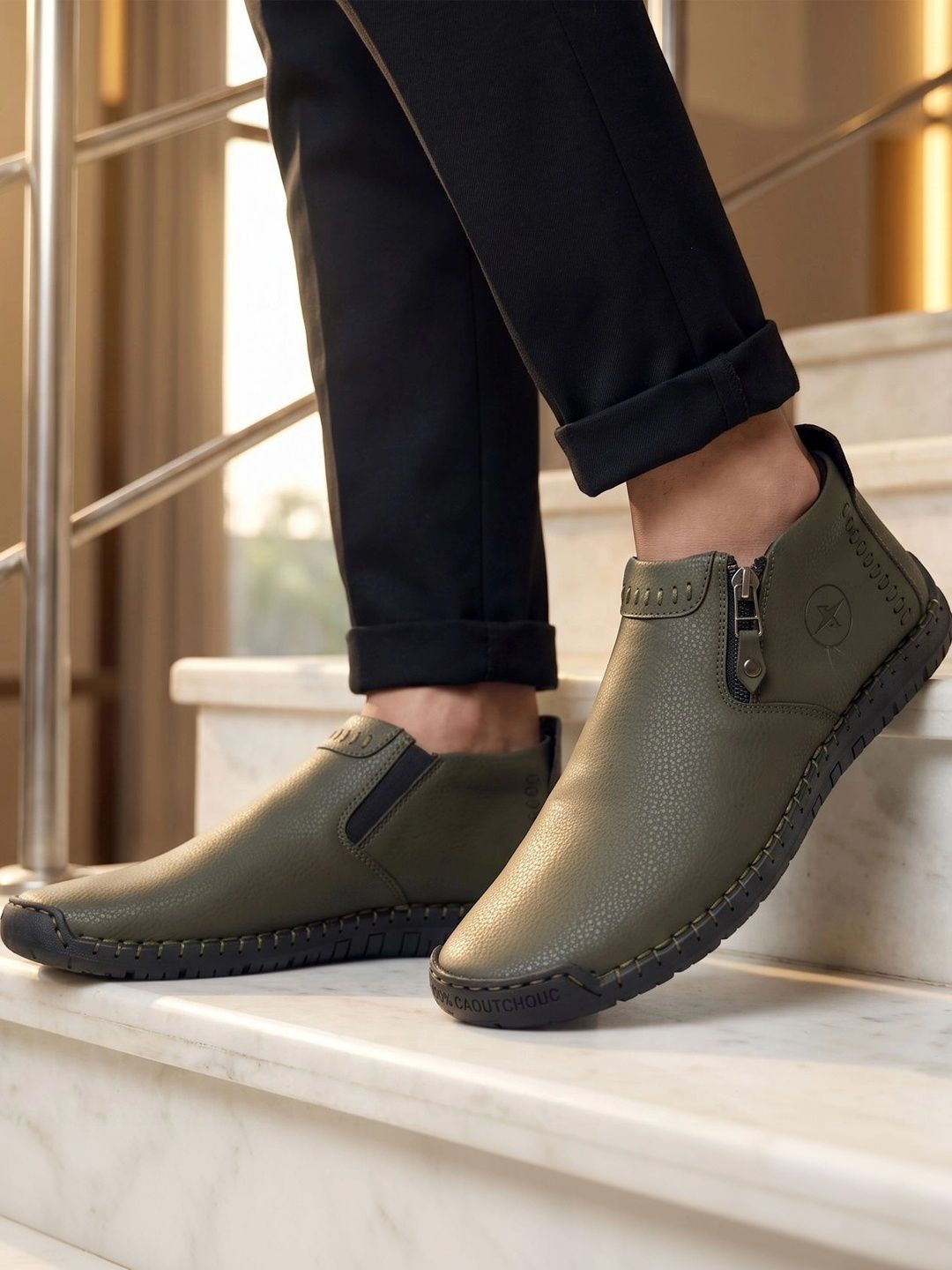 Knight Ace Knight Ace Men Textured Loafers