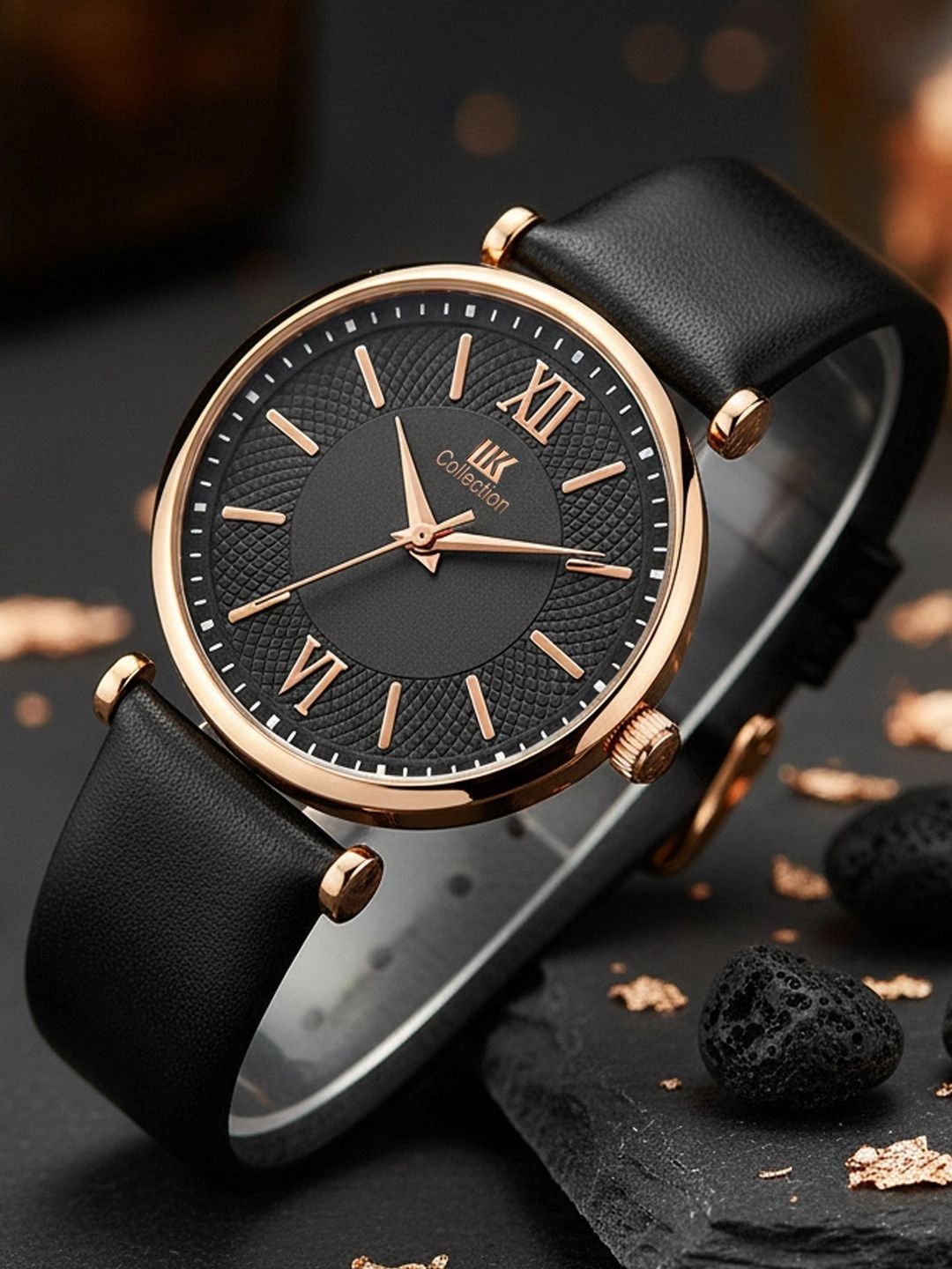 IIK COLLECTION IIK COLLECTION Women Dial & Leather Straps Analogue Watch IIK-3244W
