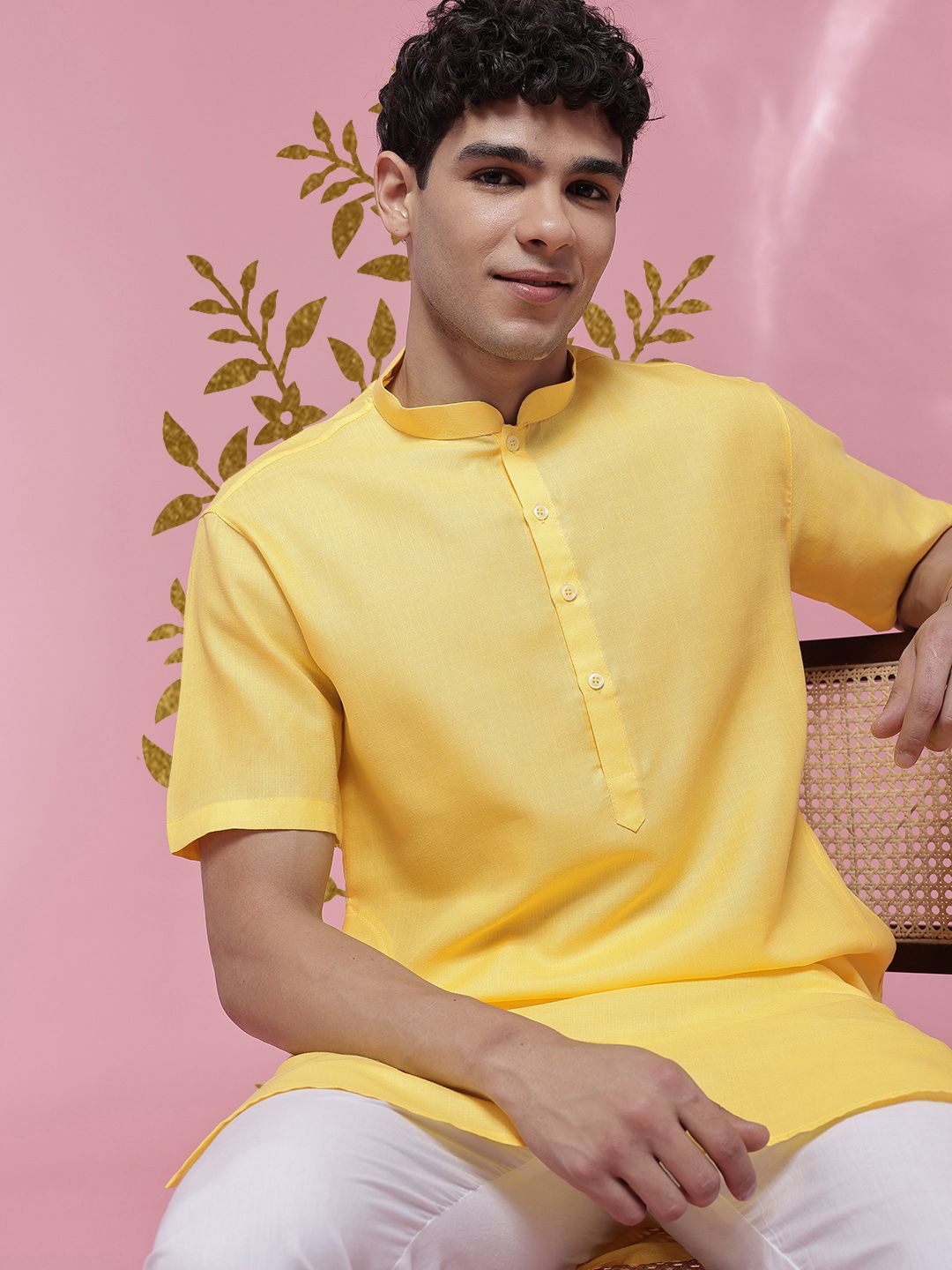 Anouk Mirage Men Mandarin Collar Kurta
