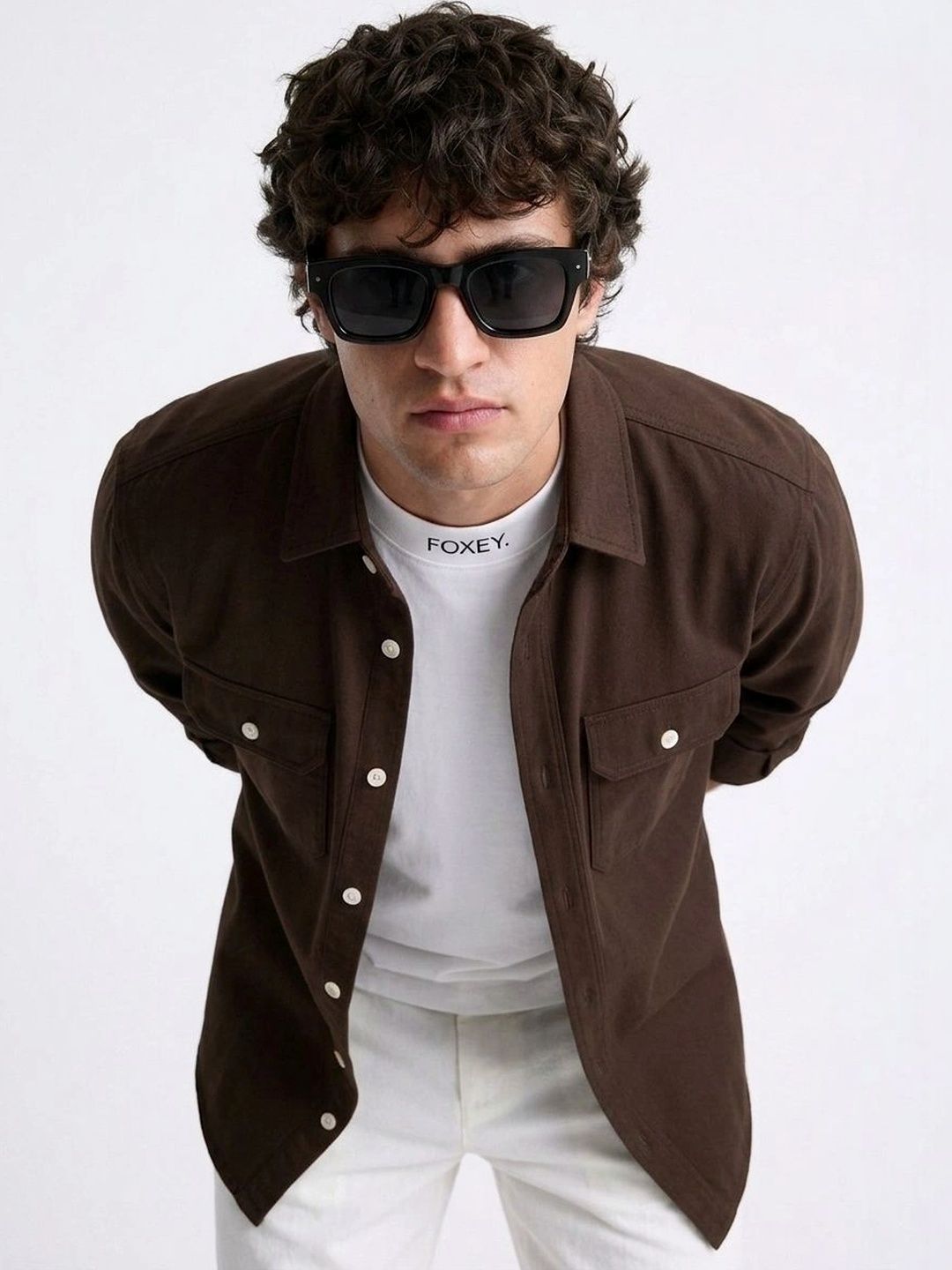 FOXEY Men Comfort Casual Shirt