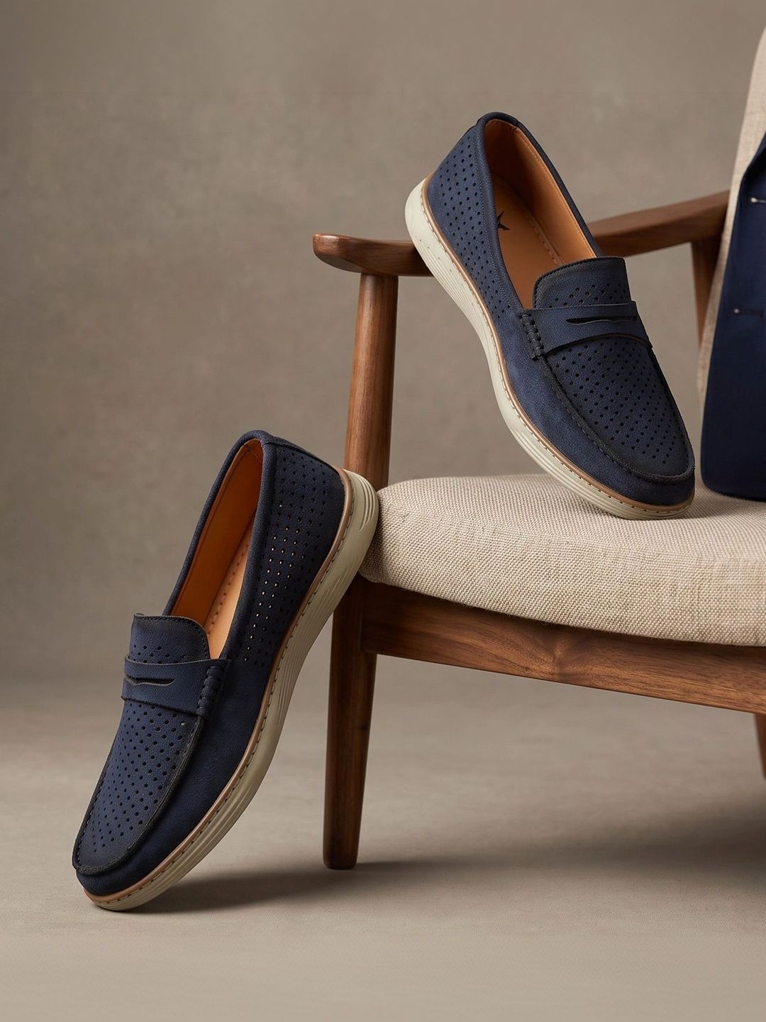 Knight Ace Knight Ace Men Perforations Loafers