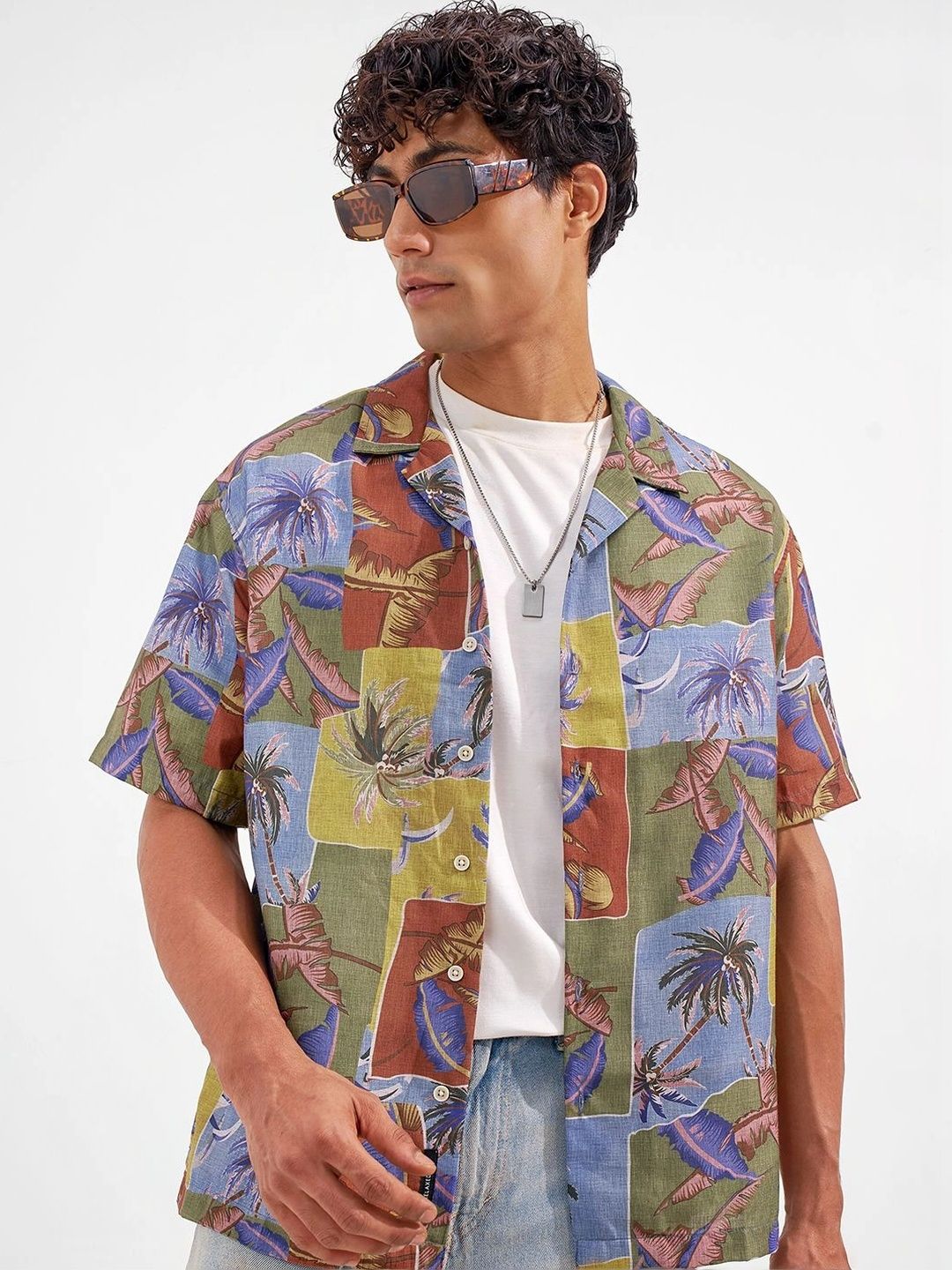 HIGHLANDER Men Printed Casual Shirt