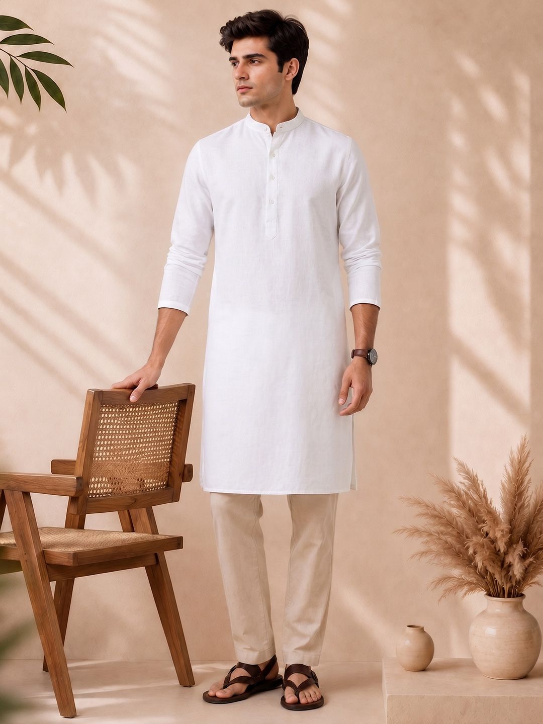 Anouk Mirage Mandarin Collar Regular Kurta