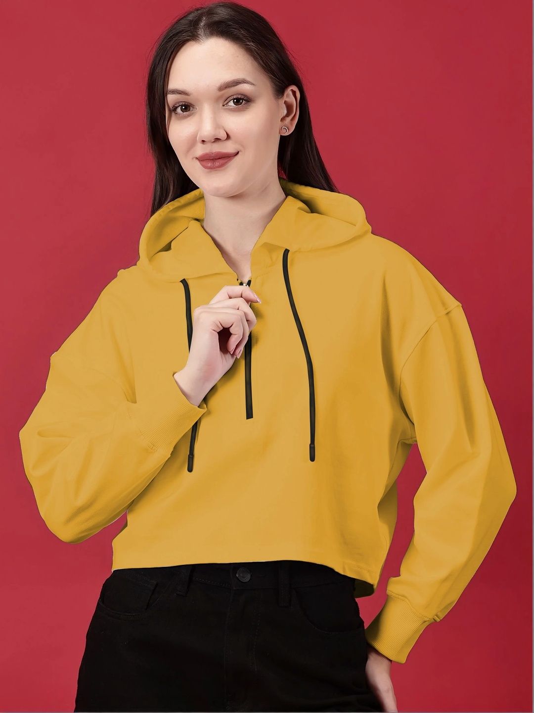 NOVIA Women Hooded Sweatshirt