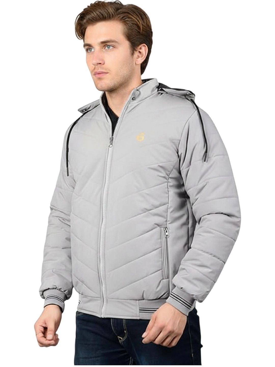 Roadster Men Training or Gym Puffer Jacket