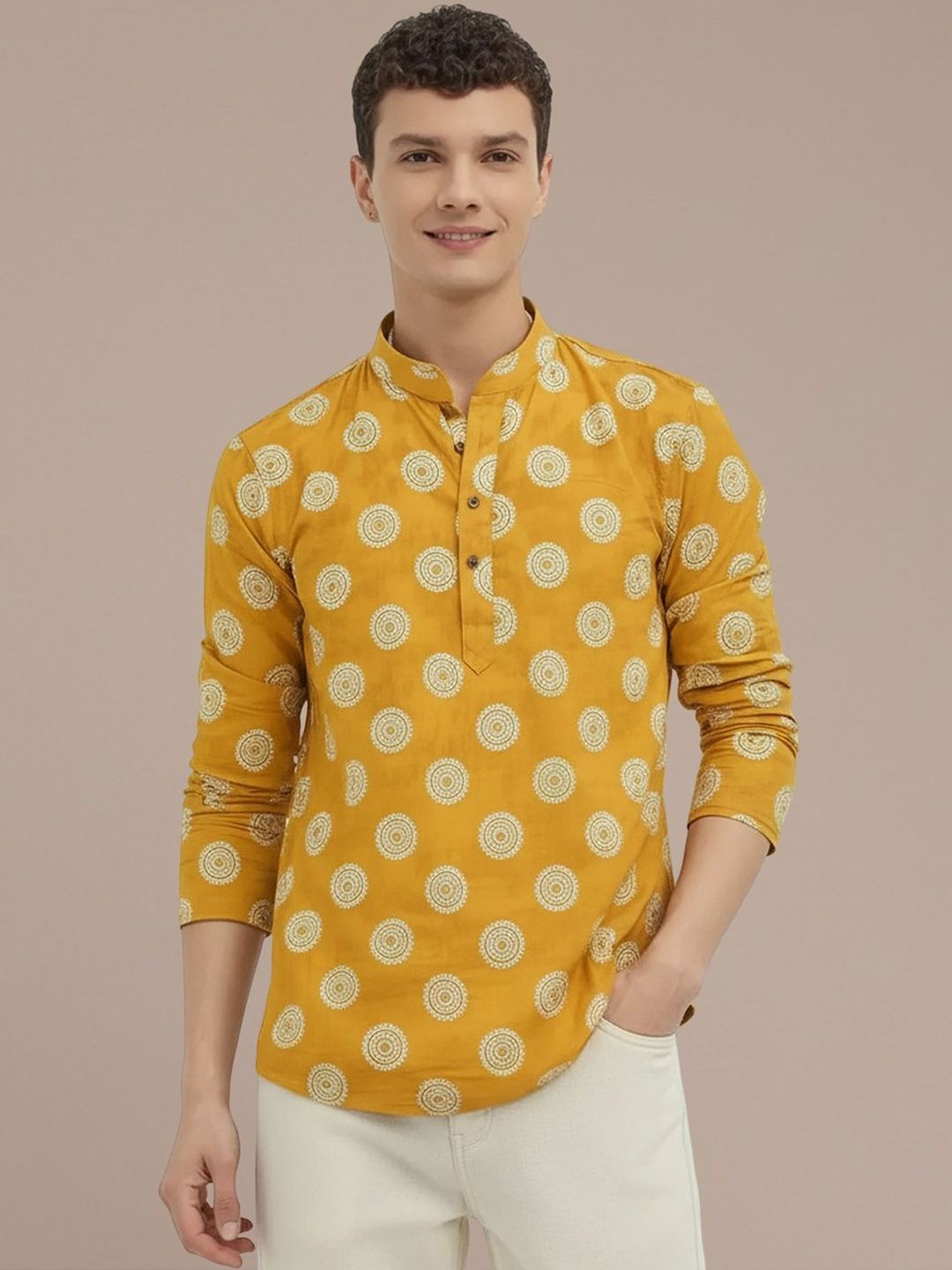 Anouk Mirage Men Ethnic Motifs Printed Kurta