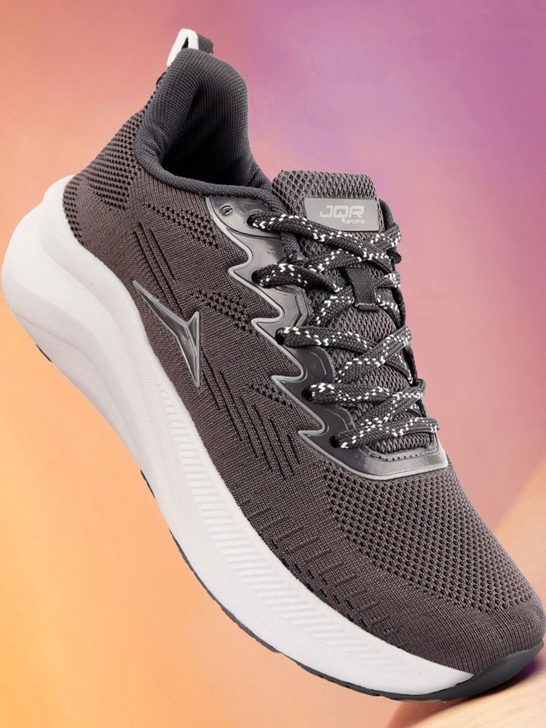 JQR Men ZENITHH Grey Running Shoes