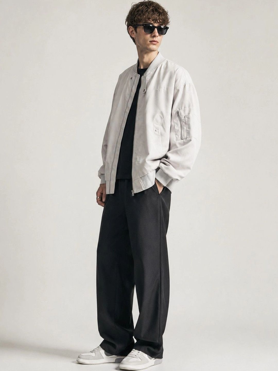 Suo Men Lightweight Bomber Jacket