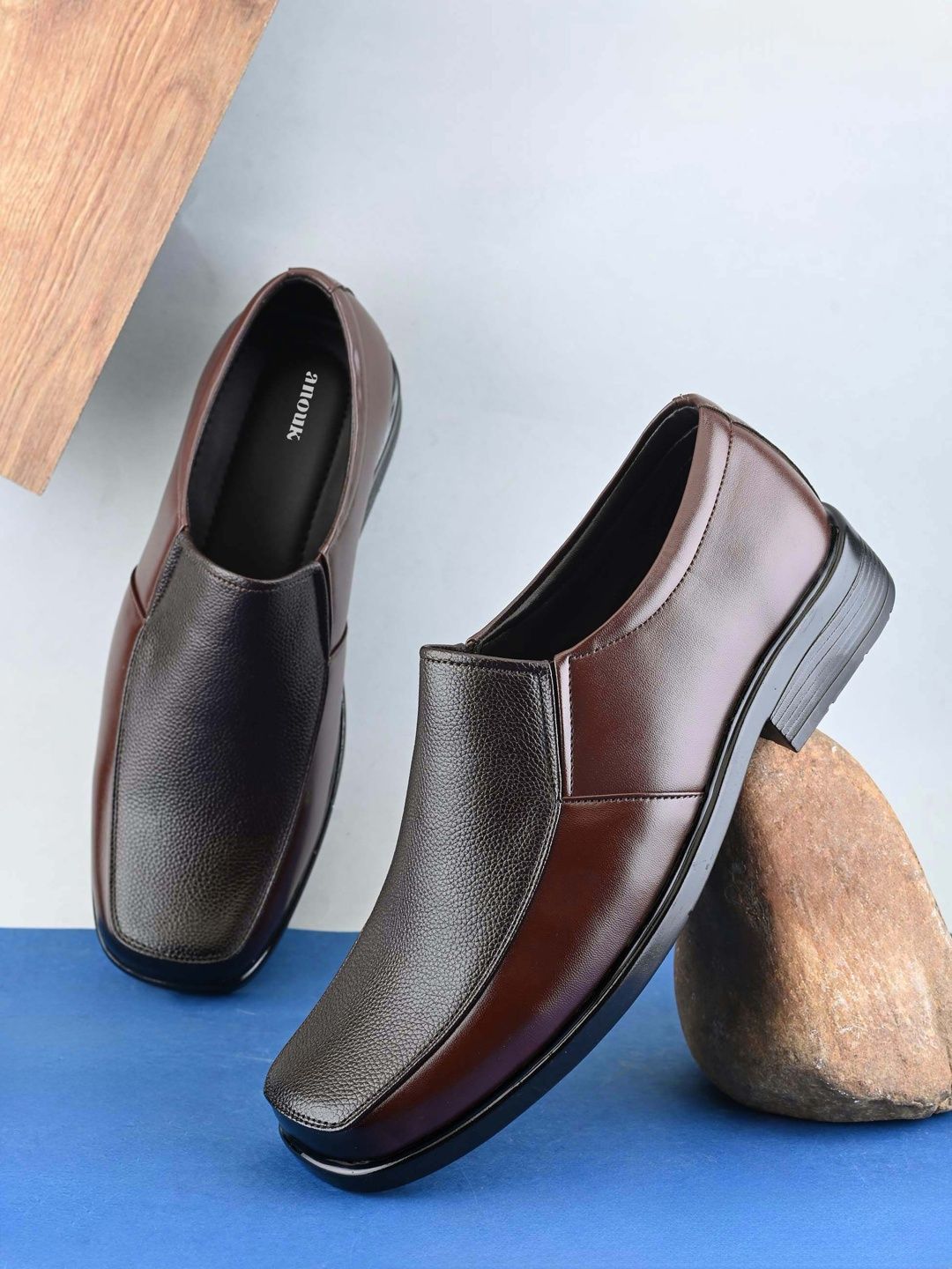 Anouk Men Round Toe Slip-On Shoes Formal Shoes