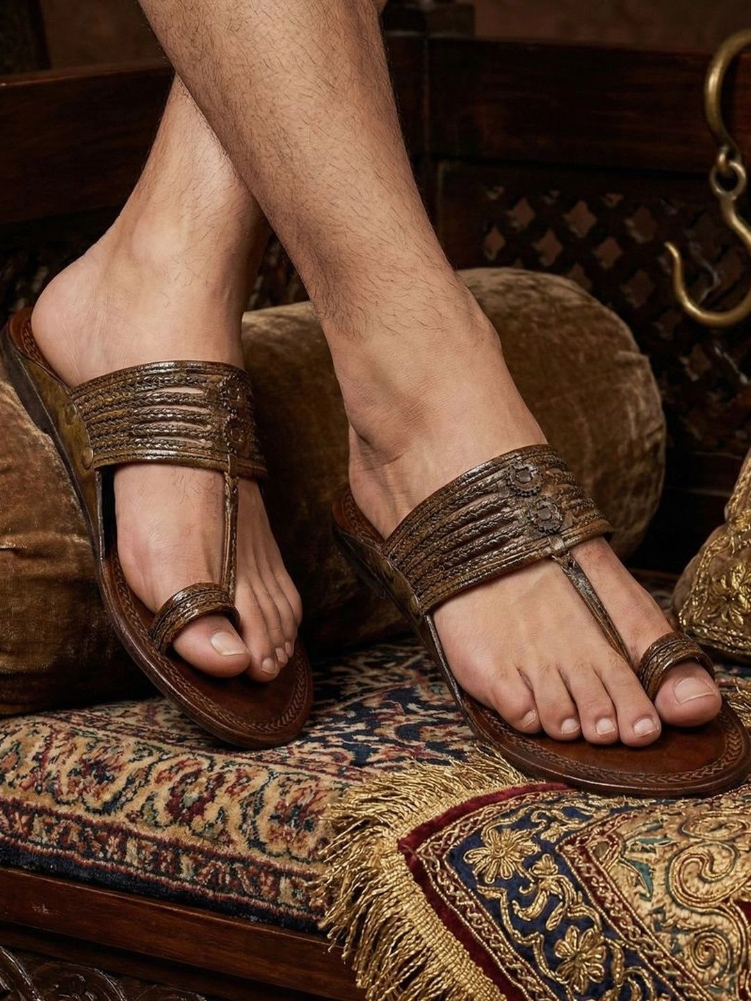 STEPSOFT Men Ethnic Comfort Sandals