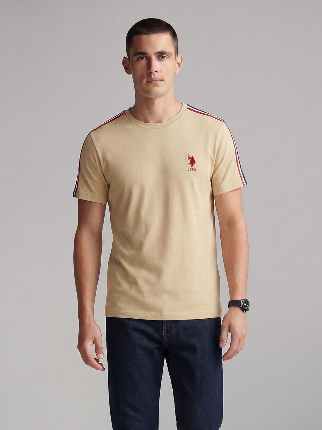 U.S. Polo Assn. Men Pure Cotton Tshirts