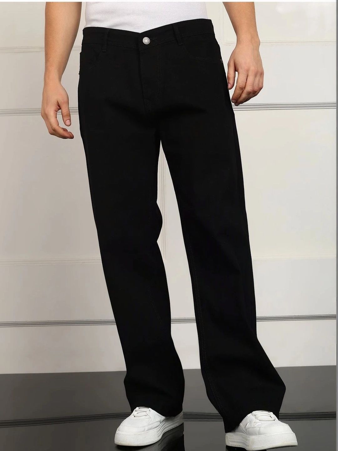 EVERFADE Men Relaxed Fit Mid-Rise Stretchable Jeans