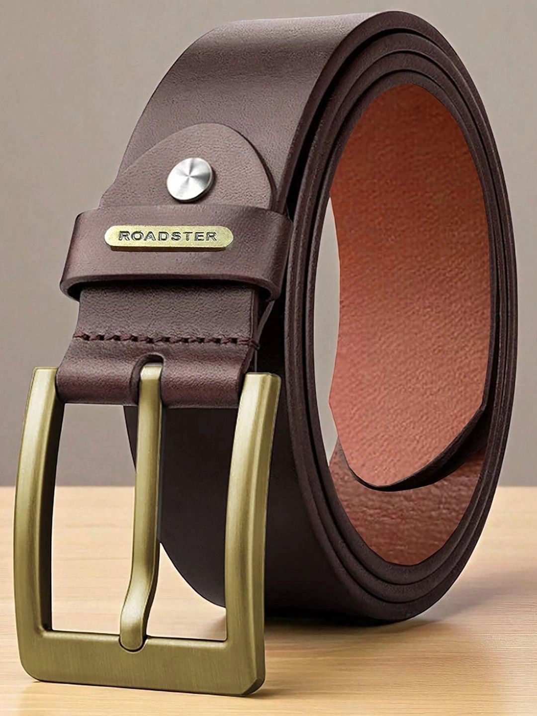 The Roadster Lifestyle Co. Men Genuine Leather Formal Belt