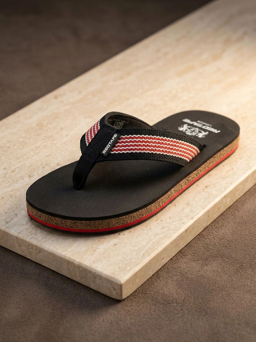 Red Tape Men Thong Flip-Flops