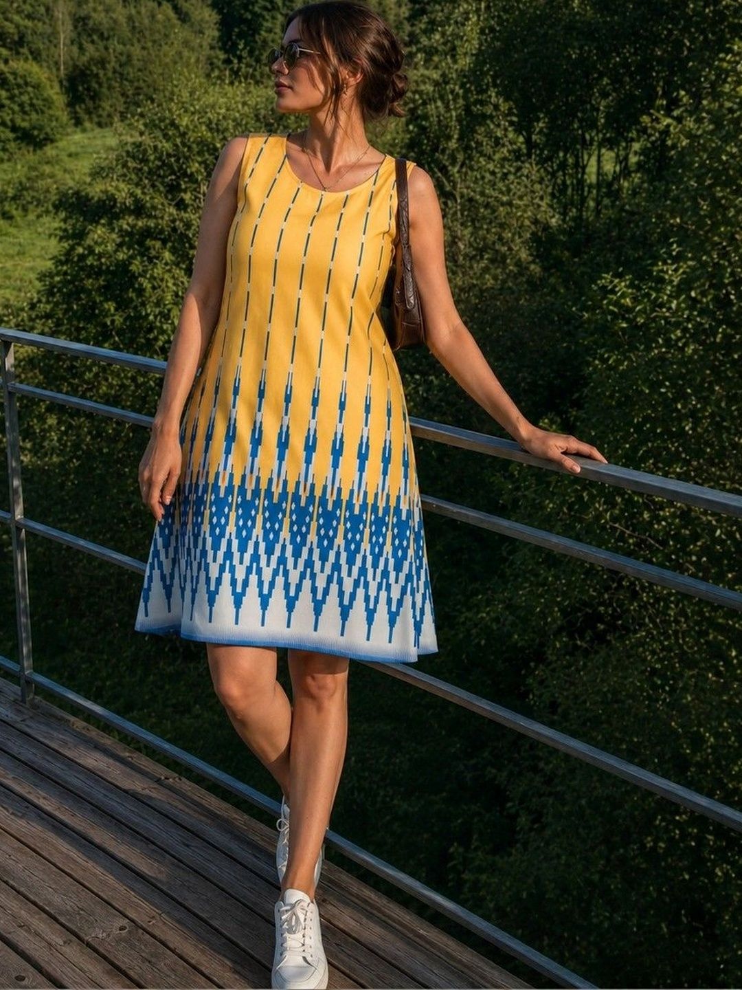 Maavish Maavish Print A-Line Dress