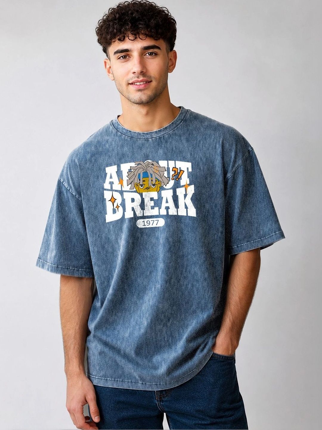 Roadster Men Printed T-shirt