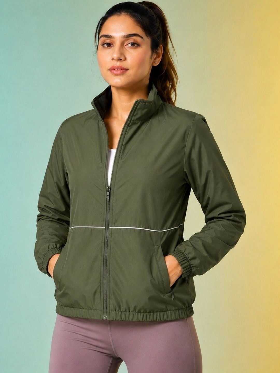 JKT Women Lightweight Training or Gym Woven Jacket