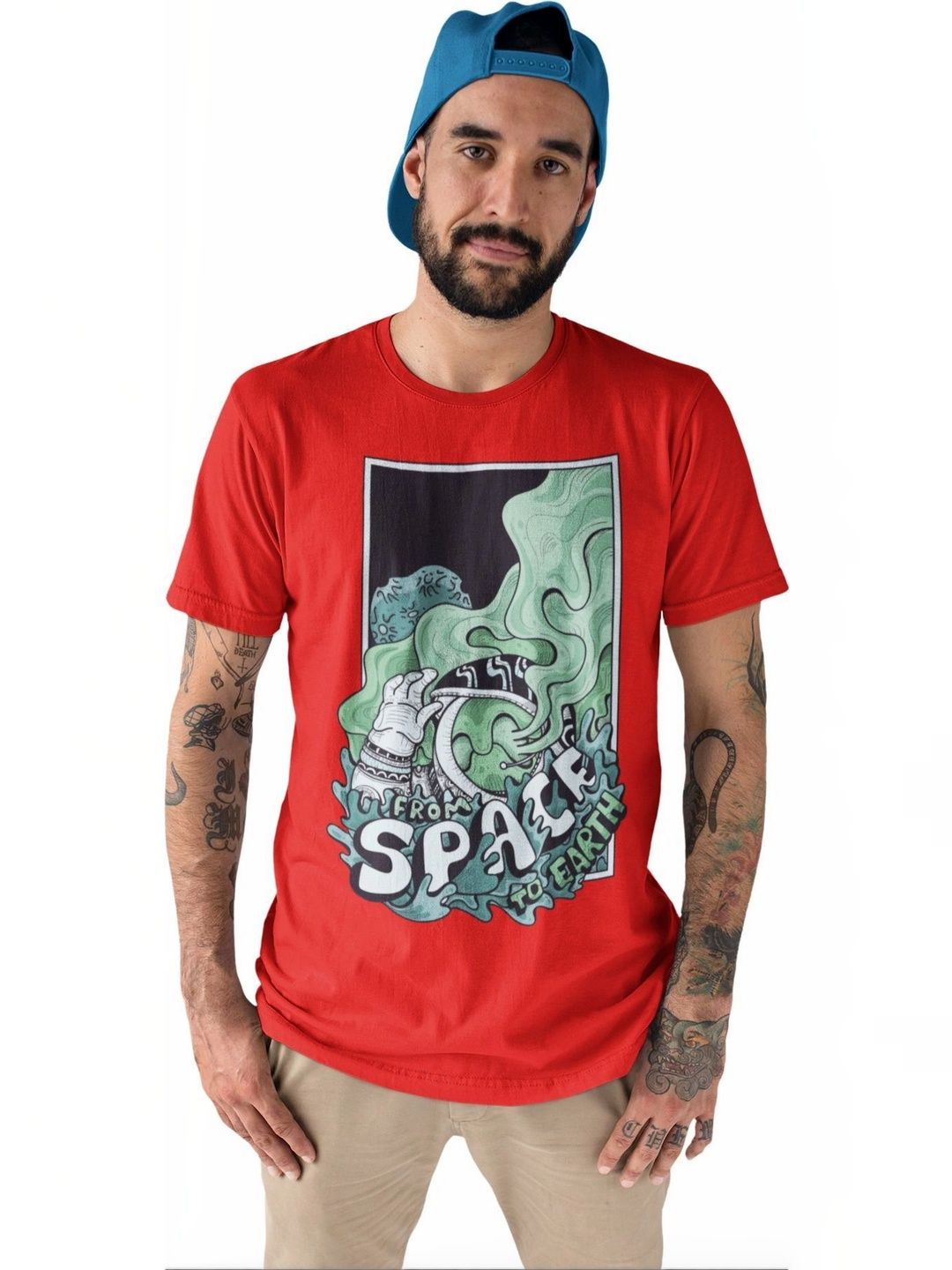 INKWALE Men Printed T-shirt