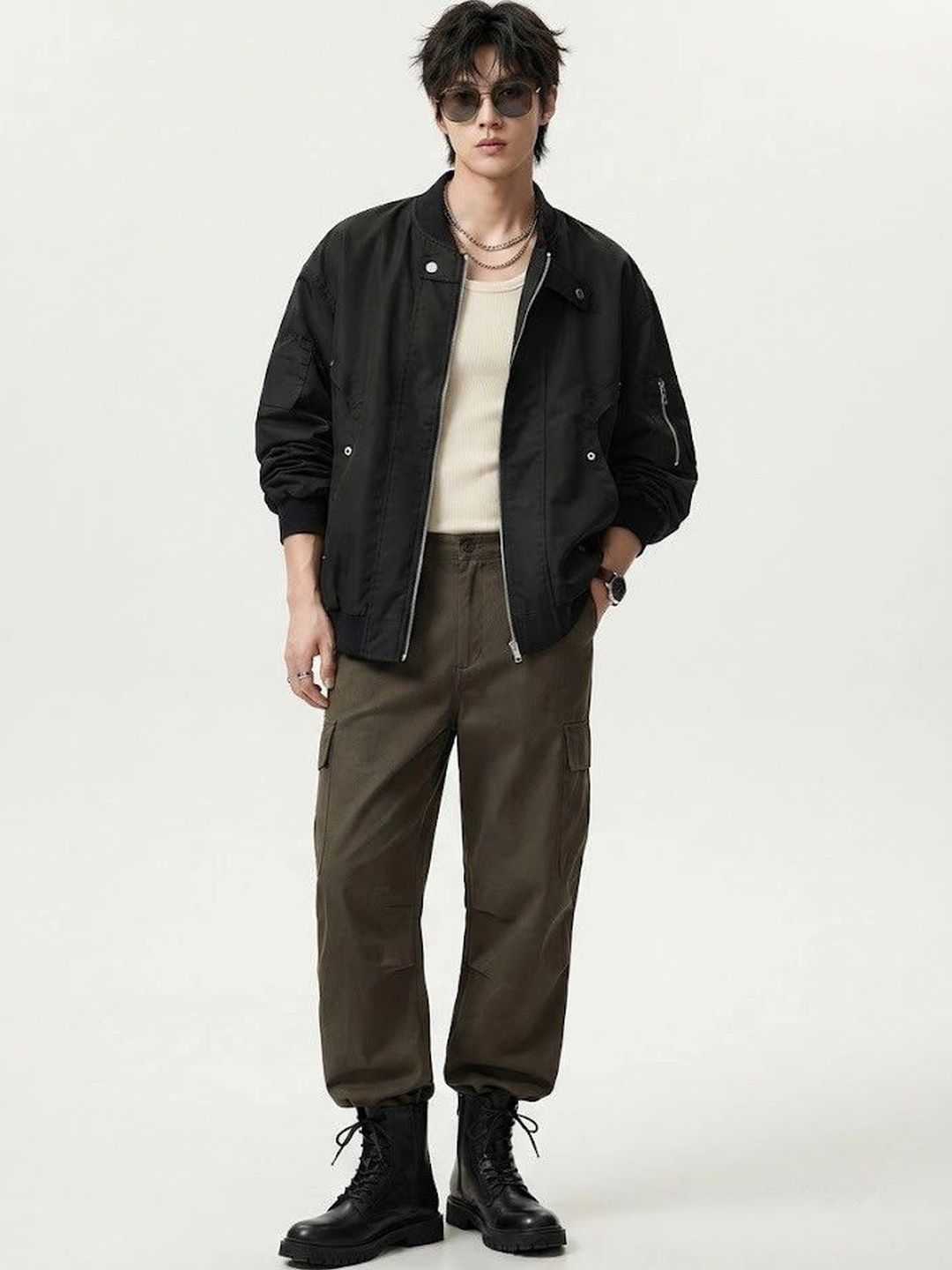 Suo Men Lightweight Bomber Jacket