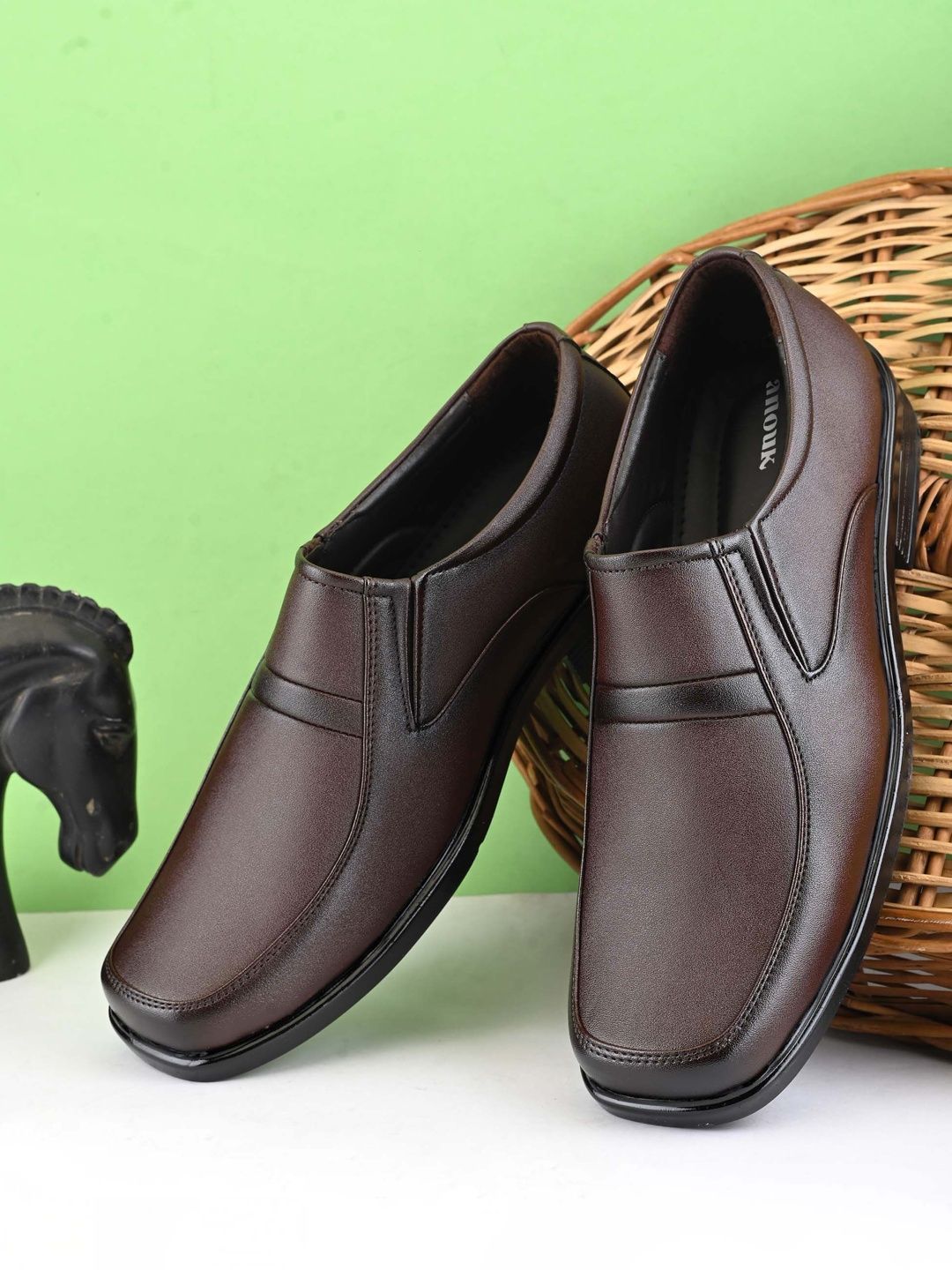 Anouk Men Round Toe Slip-On Shoes Formal Shoes