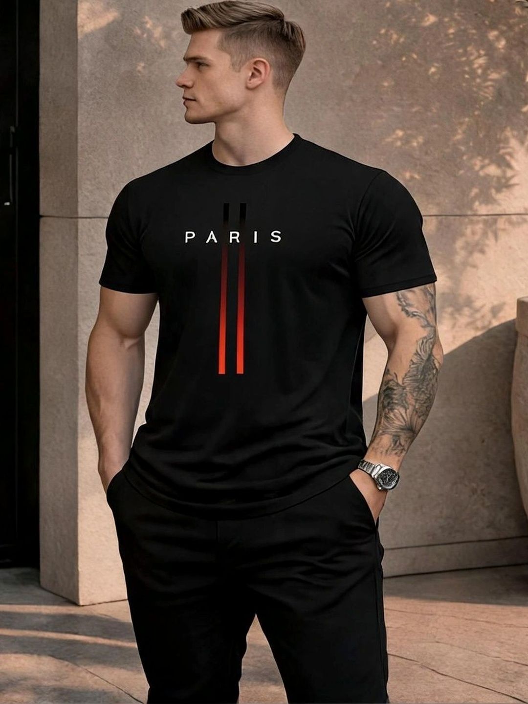 Moda Rapido Men Typography Printed T-shirt