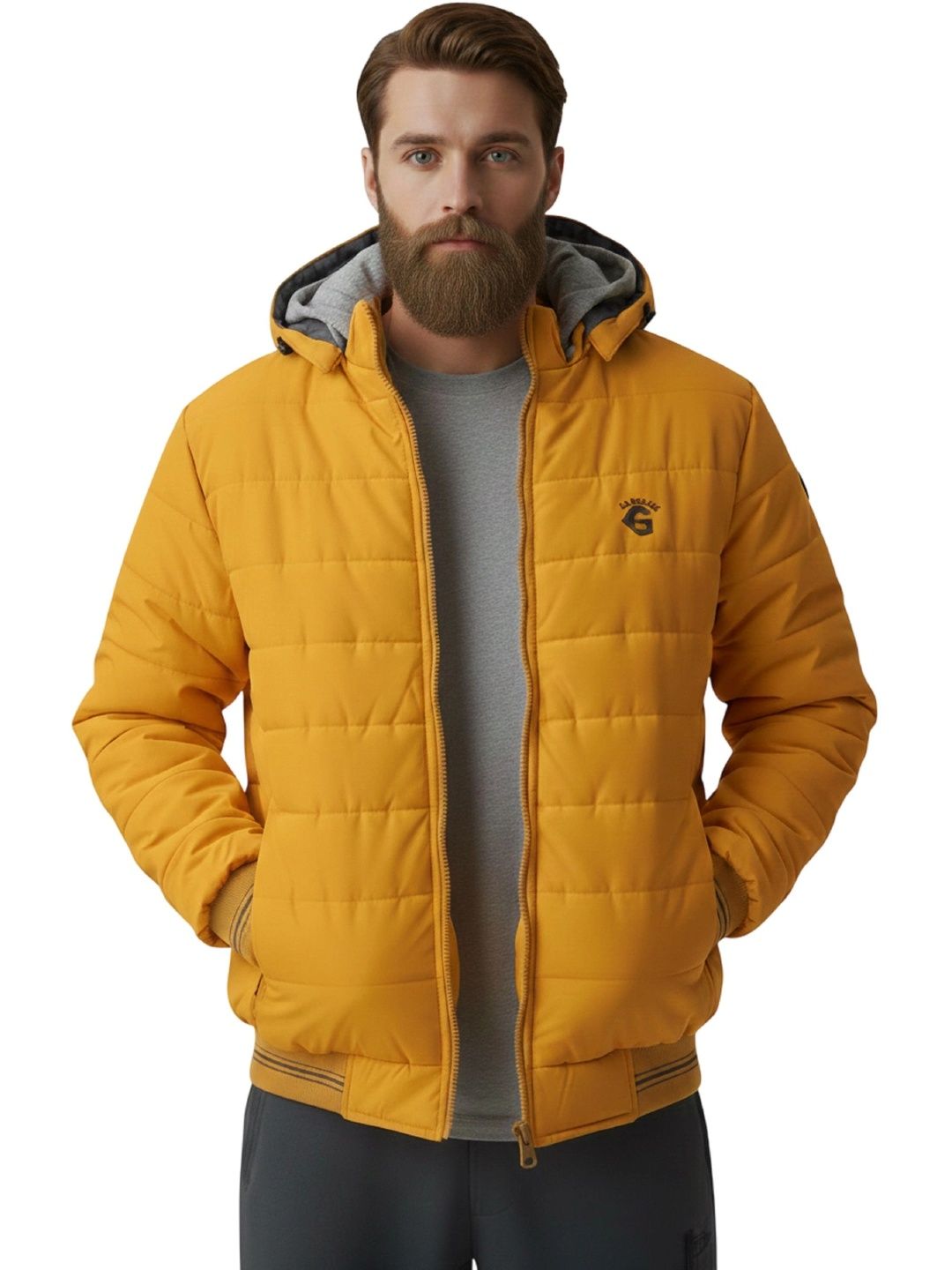 Roadster Men Lightweight Training or Gym Puffer Jacket