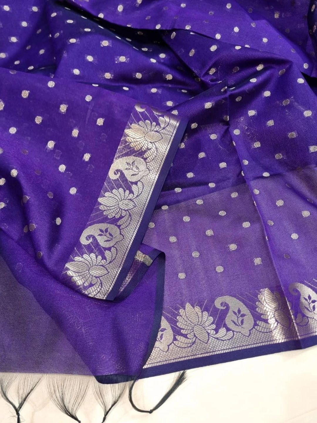 The SDF India Ethnic Motifs Woven Design Dupatta with Zari