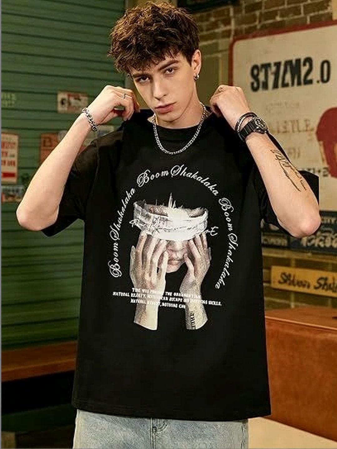 Annnackel Graphic Printed T-shirt