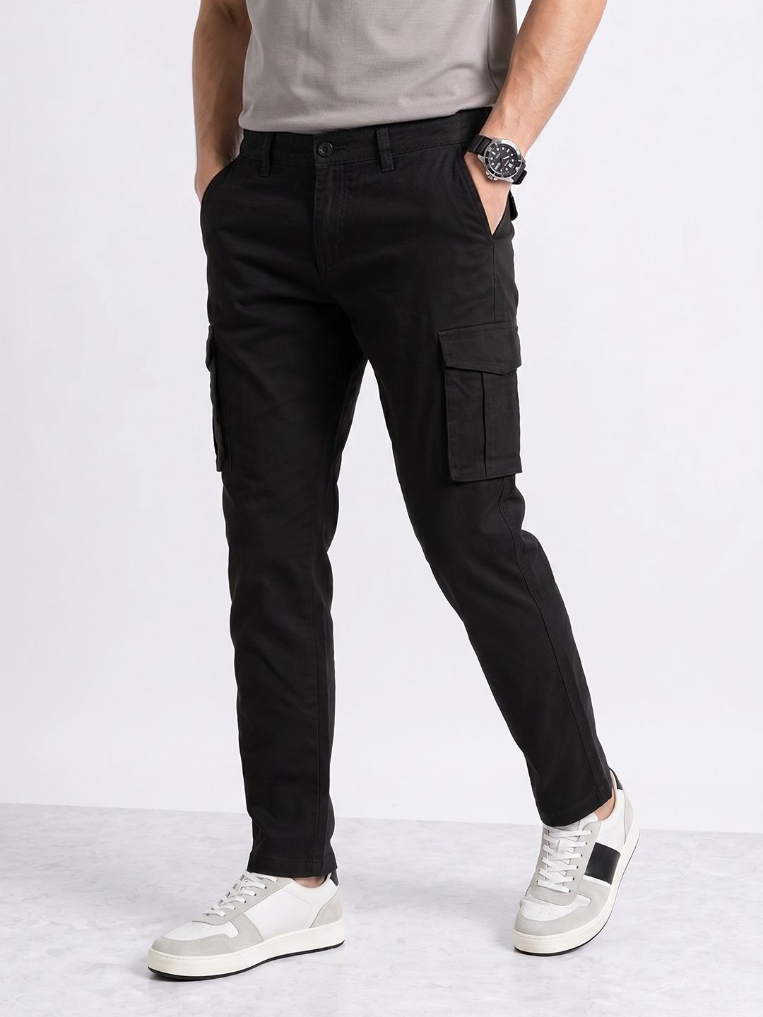 Aeropostale Men Slim Fit Cargo Trousers