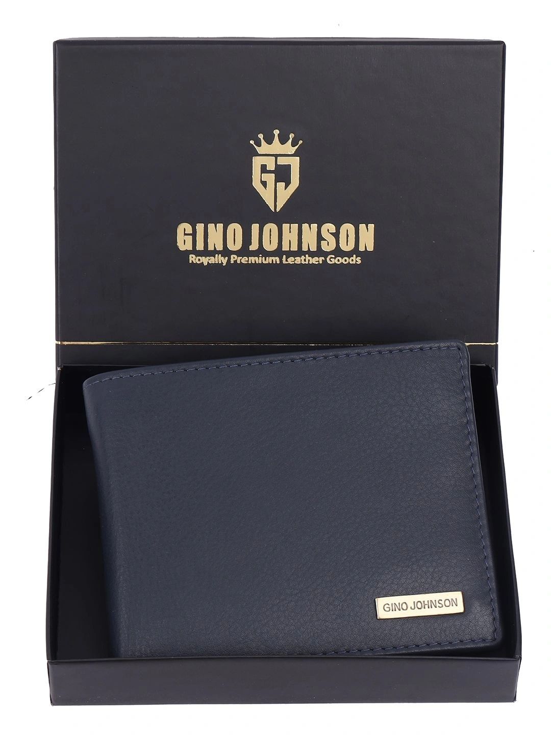 GINO JOHNSON Men Leather Wallets