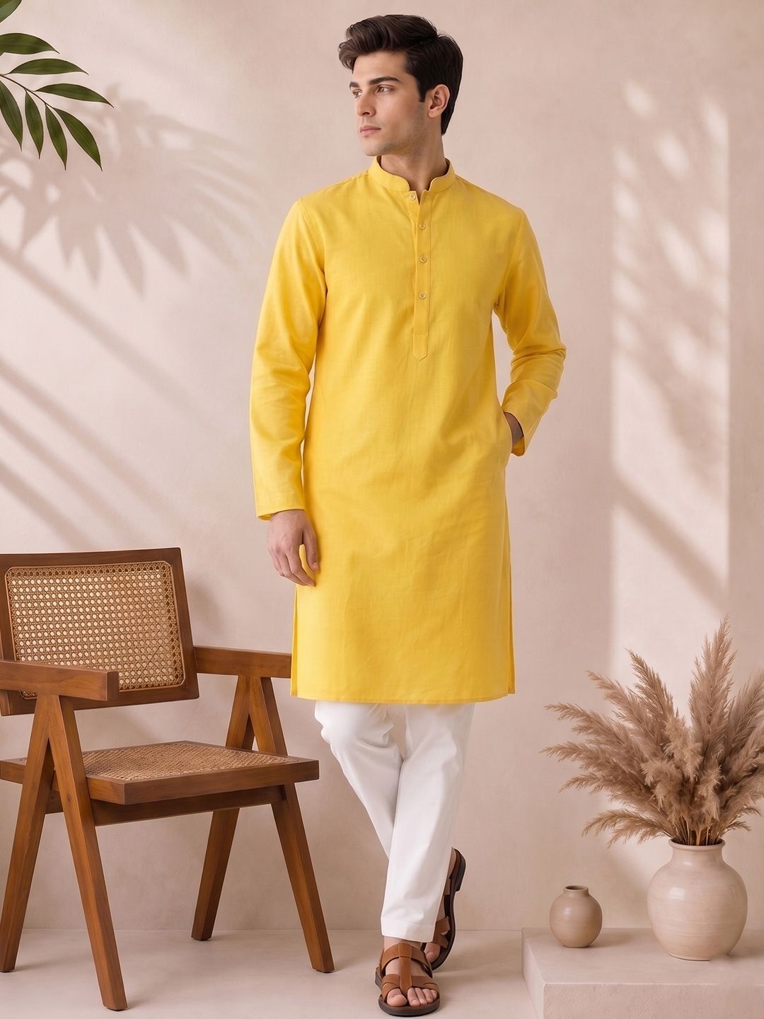Anouk Mirage Mandarin Collar Straight Kurta
