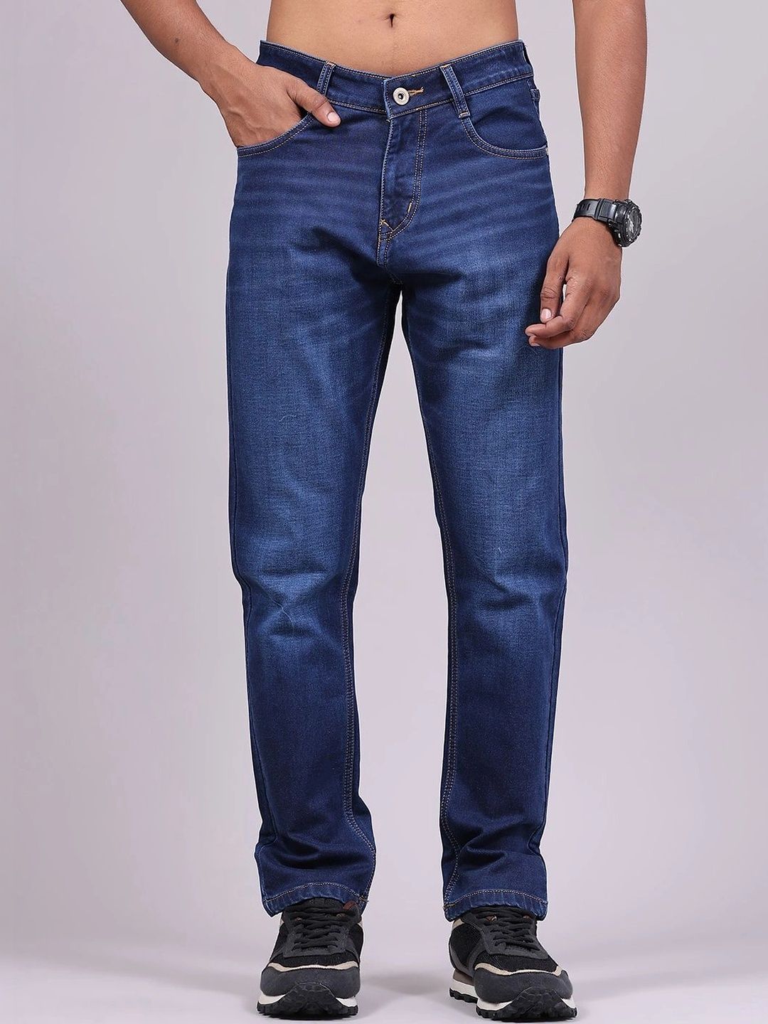 V-Mart V-Mart Men Regular Fit Mid-Rise Cotton Jeans