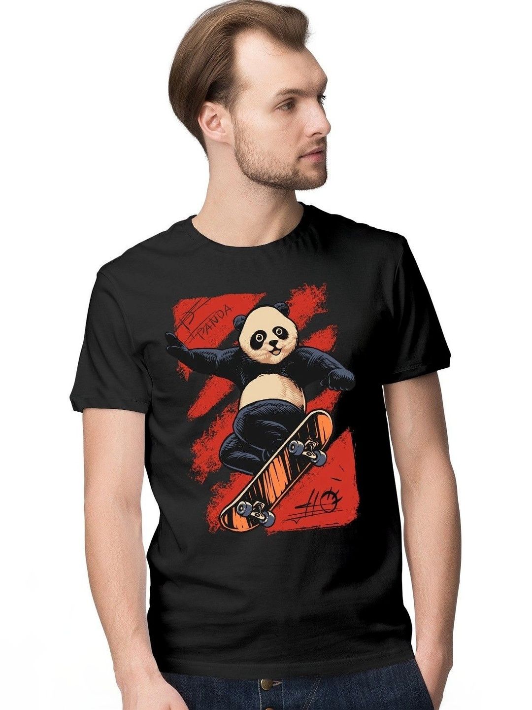 INKWALE Men Printed T-shirt